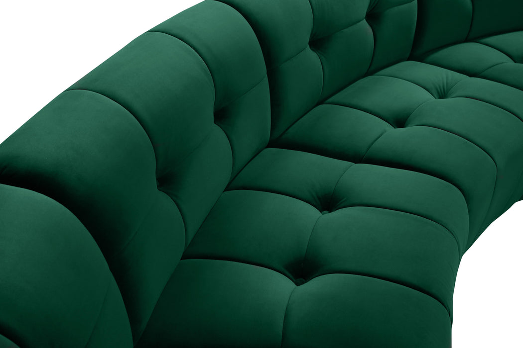 Limitless Green Velvet 9pc. Modular Sectional - Royal Furniture & Gifts (MI) - Multi Location