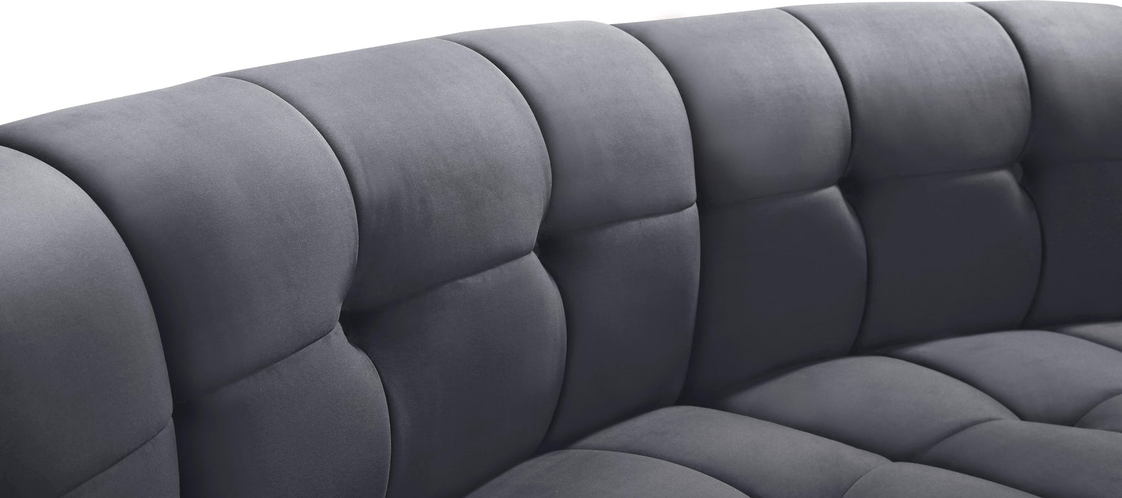 Limitless Grey Velvet 8pc. Modular Sectional - Royal Furniture & Gifts (MI) - Multi Location