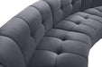 Limitless Grey Velvet 8pc. Modular Sectional - Royal Furniture & Gifts (MI) - Multi Location