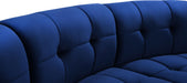 Limitless Navy Velvet 6pc. Modular Sectional - Royal Furniture & Gifts (MI) - Multi Location