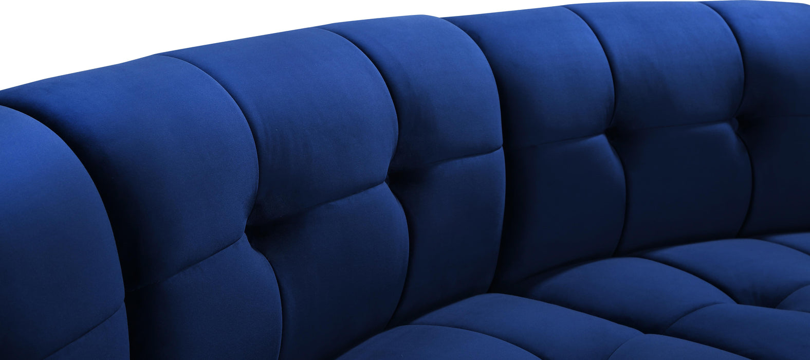 Limitless Navy Velvet 12pc. Modular Sectional - Royal Furniture & Gifts (MI) - Multi Location