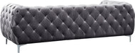 Mercer Grey Velvet Sofa - Royal Furniture & Gifts (MI) - Multi Location