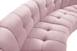 Limitless Pink Velvet 9pc. Modular Sectional - Royal Furniture & Gifts (MI) - Multi Location