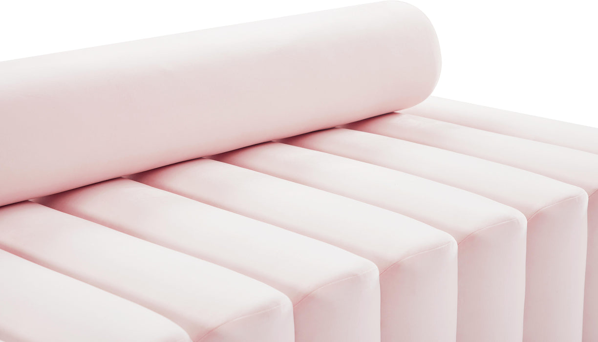 Melody Pink Velvet Loveseat - Royal Furniture & Gifts (MI) - Multi Location