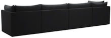 Jacob Black Velvet Modular Sofa - Royal Furniture & Gifts (MI) - Multi Location