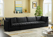 Jacob Black Velvet Modular Sofa - Royal Furniture & Gifts (MI) - Multi Location