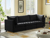 Jacob Black Velvet Modular Sofa - Royal Furniture & Gifts (MI) - Multi Location