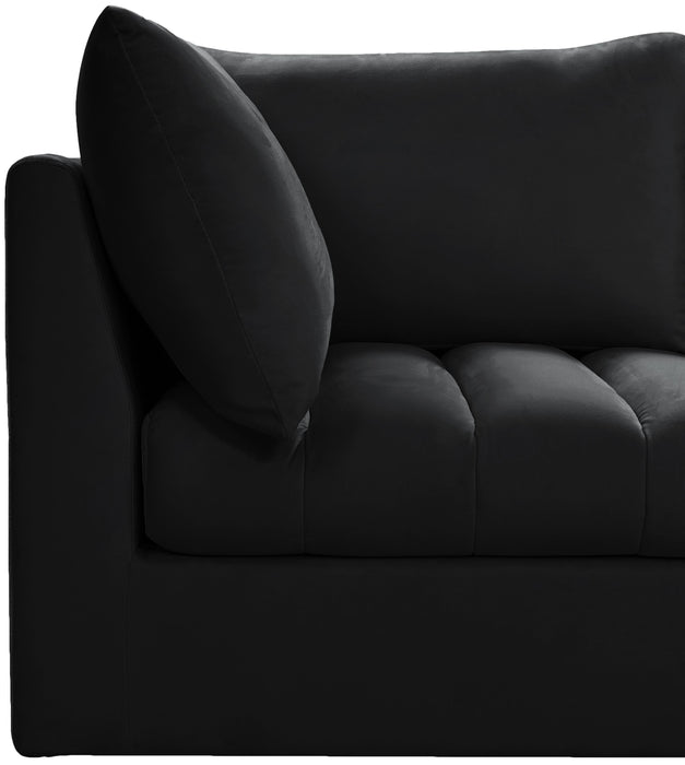 Jacob Black Velvet Modular Sectional - Royal Furniture & Gifts (MI) - Multi Location