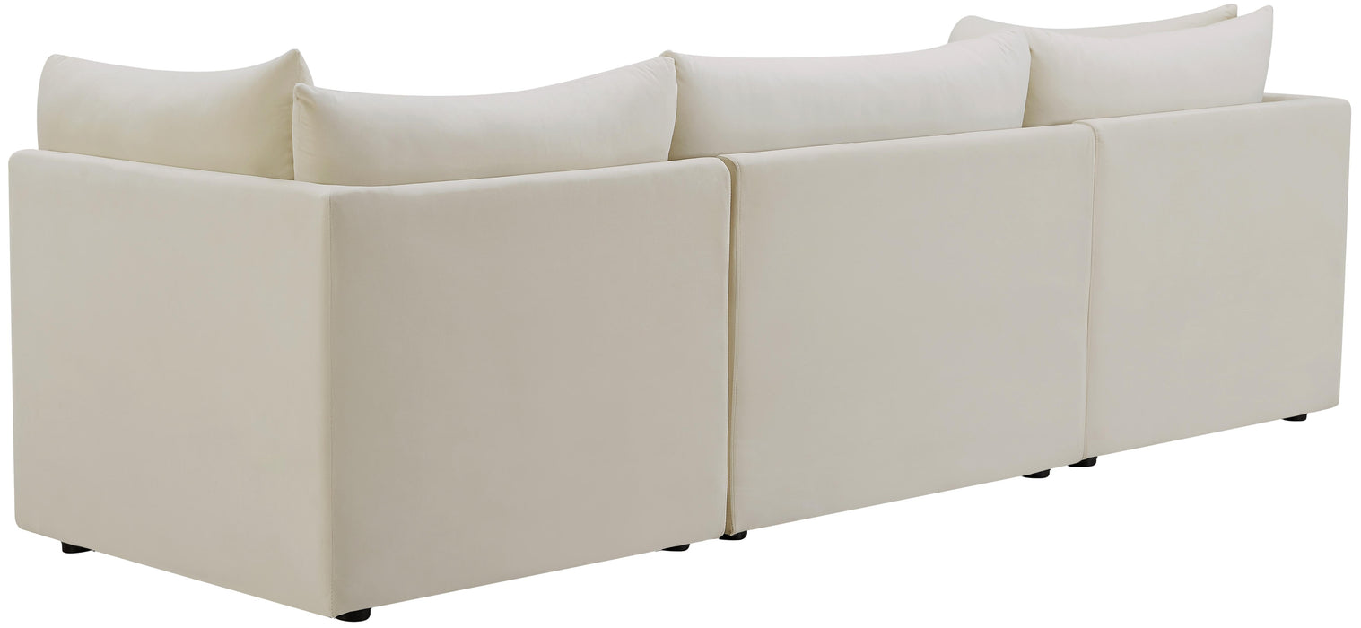 Jacob Cream Velvet Modular Sofa - Royal Furniture & Gifts (MI) - Multi Location