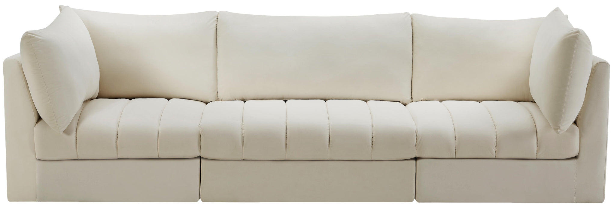 Jacob Cream Velvet Modular Sofa - Royal Furniture & Gifts (MI) - Multi Location