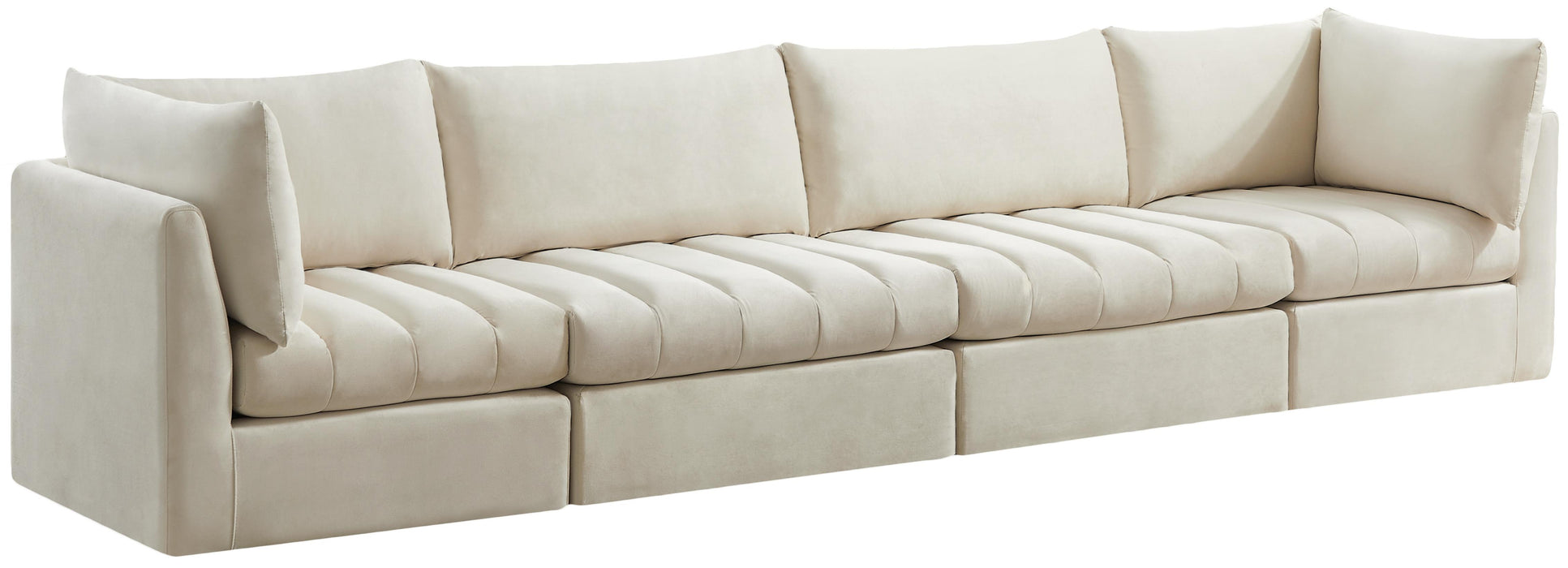 Jacob Cream Velvet Modular Sofa - Royal Furniture & Gifts (MI) - Multi Location