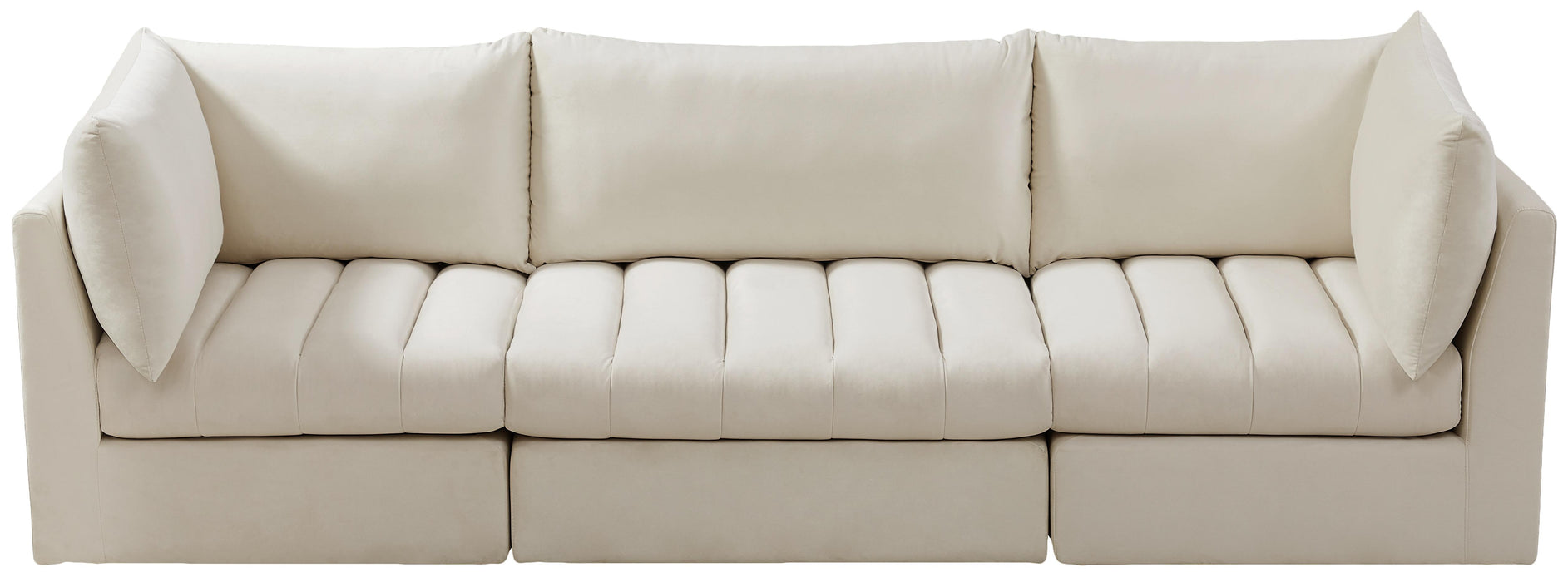 Jacob Cream Velvet Modular Sofa - Royal Furniture & Gifts (MI) - Multi Location