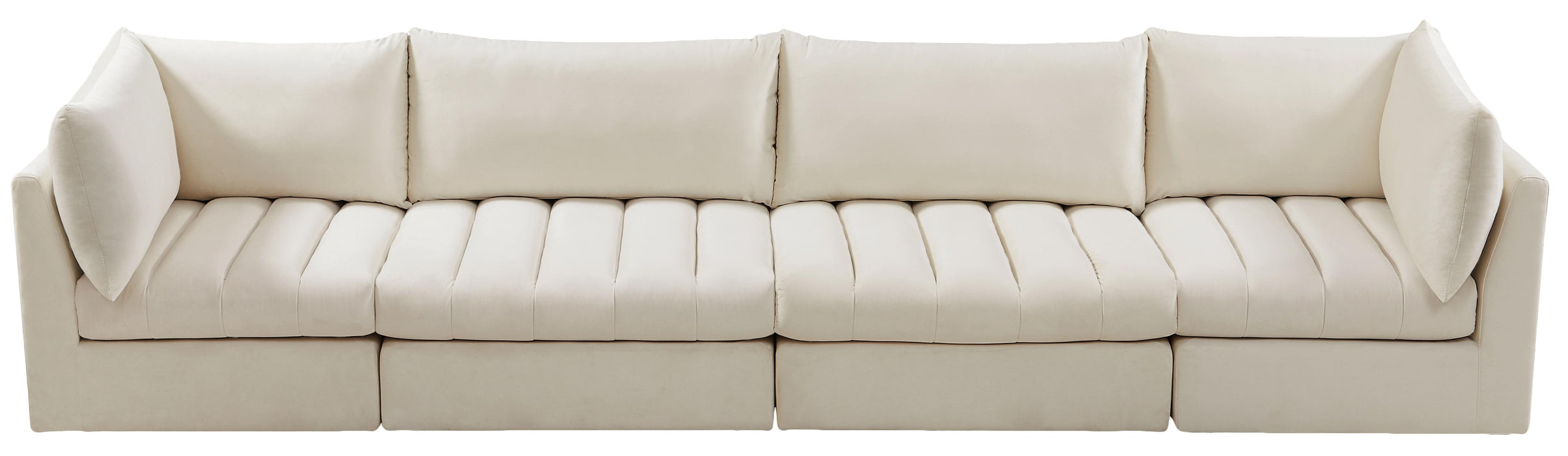 Jacob Cream Velvet Modular Sofa - Royal Furniture & Gifts (MI) - Multi Location