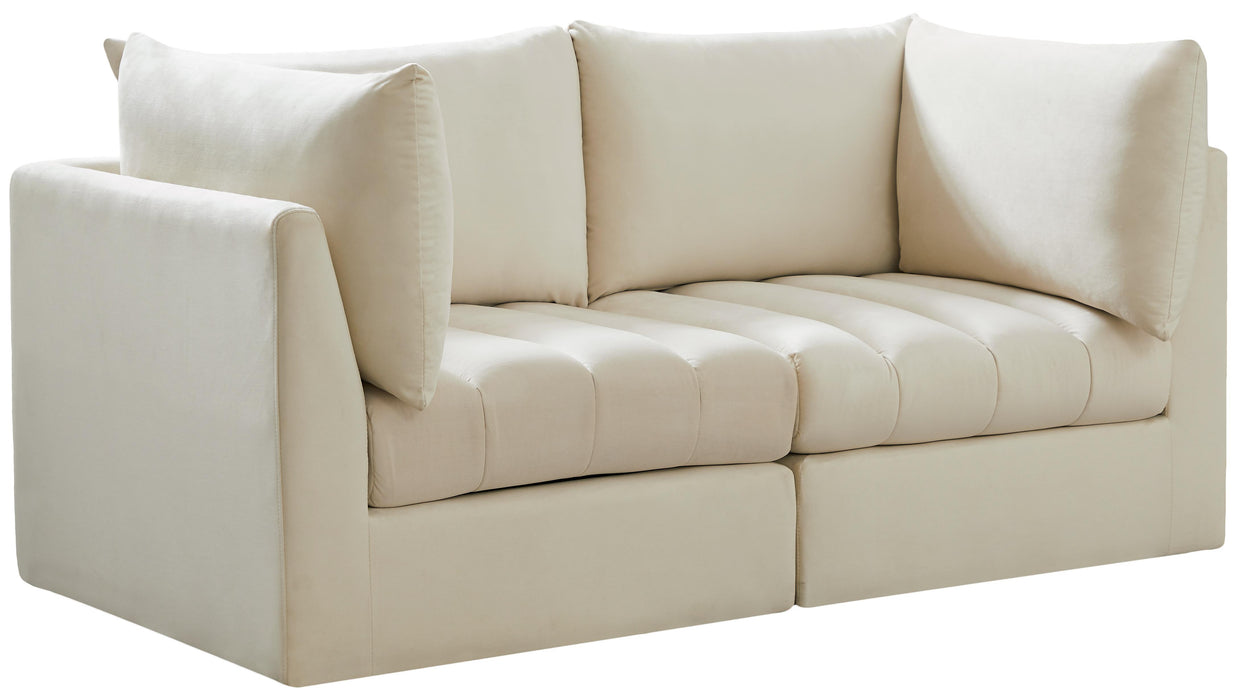 Jacob Cream Velvet Modular Sofa - Royal Furniture & Gifts (MI) - Multi Location