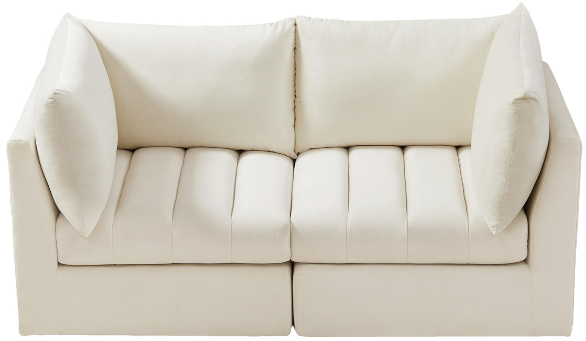 Jacob Cream Velvet Modular Sofa - Royal Furniture & Gifts (MI) - Multi Location
