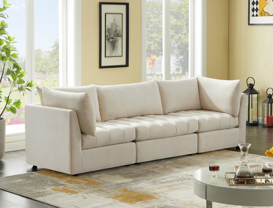 Jacob Cream Velvet Modular Sofa - Royal Furniture & Gifts (MI) - Multi Location