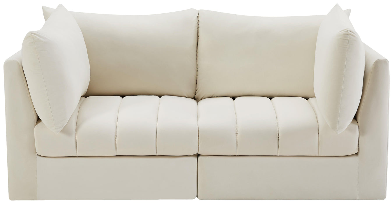 Jacob Cream Velvet Modular Sofa - Royal Furniture & Gifts (MI) - Multi Location