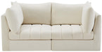 Jacob Cream Velvet Modular Sofa - Royal Furniture & Gifts (MI) - Multi Location