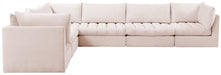 Jacob Pink Velvet Modular Sectional - Royal Furniture & Gifts (MI) - Multi Location