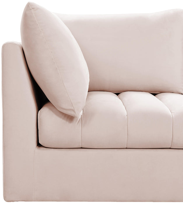 Jacob Pink Velvet Modular Sectional - Royal Furniture & Gifts (MI) - Multi Location