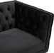 Michelle Black Velvet Loveseat - Royal Furniture & Gifts (MI) - Multi Location