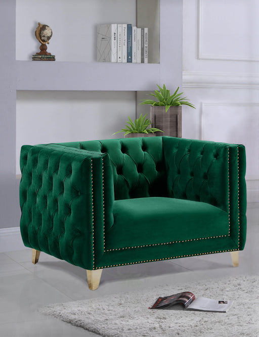 Michelle Green Velvet Chair - Royal Furniture & Gifts (MI) - Multi Location