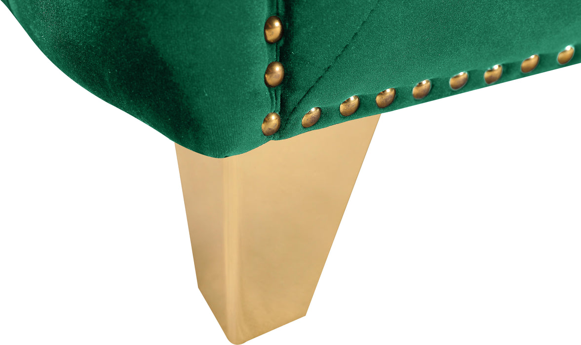 Michelle Green Velvet Loveseat - Royal Furniture & Gifts (MI) - Multi Location