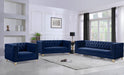 Michelle Navy Velvet Sofa - Royal Furniture & Gifts (MI) - Multi Location