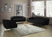 Tori Black Velvet Loveseat - Royal Furniture & Gifts (MI) - Multi Location