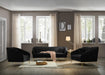 Hermosa Black Velvet Loveseat - Royal Furniture & Gifts (MI) - Multi Location