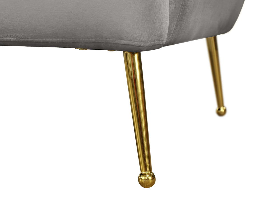 Hermosa Grey Velvet Sofa - Royal Furniture & Gifts (MI) - Multi Location