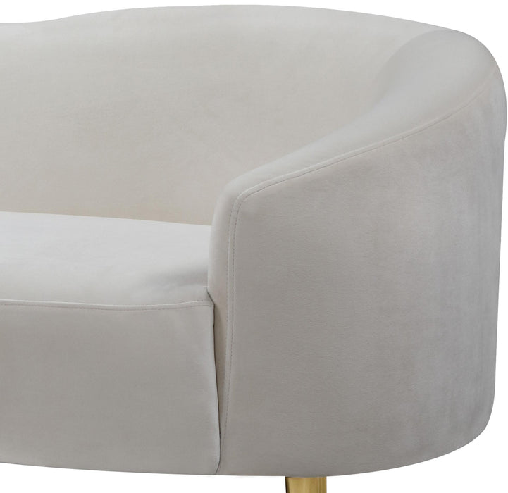 Ritz Cream Velvet Sofa - Royal Furniture & Gifts (MI) - Multi Location
