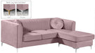 Eliana Pink Velvet 2pc. Reversible Sectional - Royal Furniture & Gifts (MI) - Multi Location