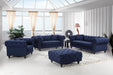 Chesterfield Navy Linen Loveseat - Royal Furniture & Gifts (MI) - Multi Location
