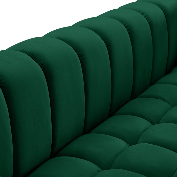 Gwen Green Velvet Loveseat - Royal Furniture & Gifts (MI) - Multi Location