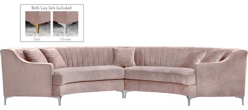 Jackson Pink Velvet 2pc. Sectional - Royal Furniture & Gifts (MI) - Multi Location