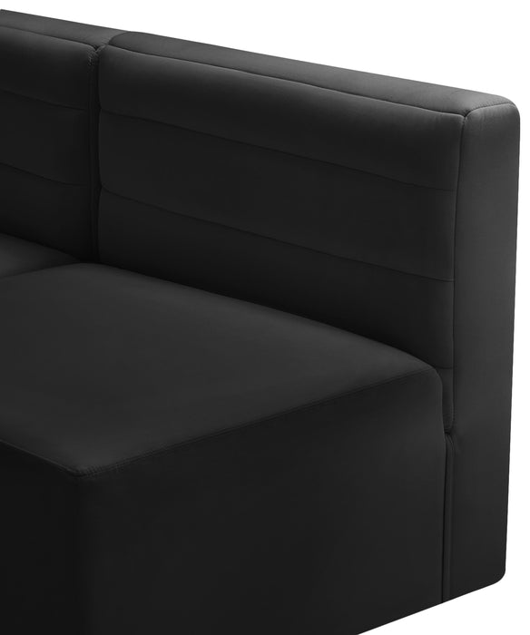 Quincy Black Velvet Modular Sofa - Royal Furniture & Gifts (MI) - Multi Location