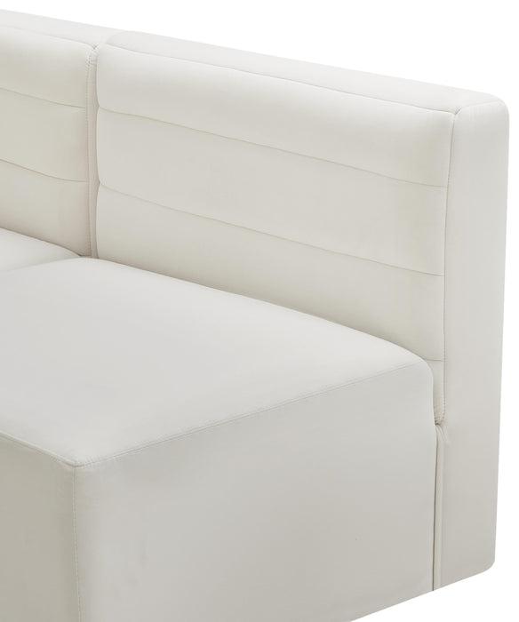 Quincy Cream Velvet Modular Sofa - Royal Furniture & Gifts (MI) - Multi Location