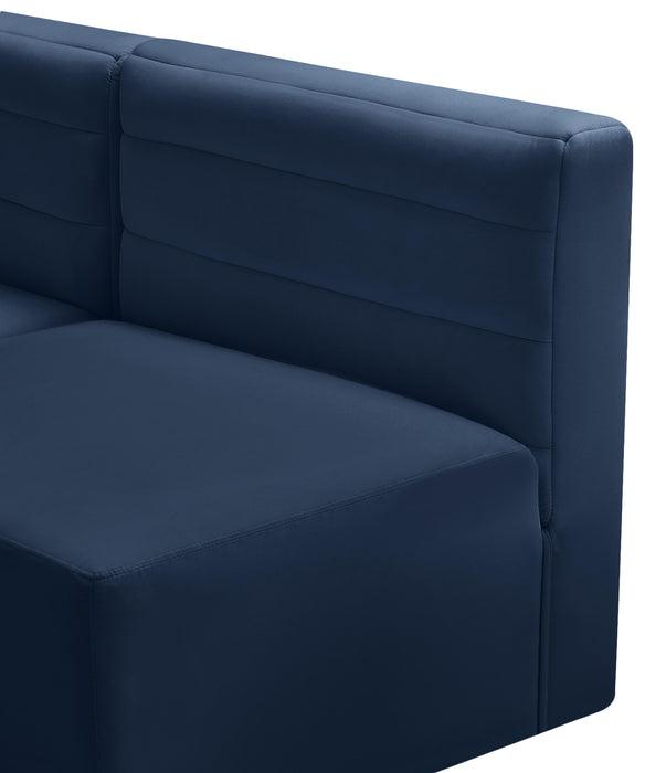 Quincy Navy Velvet Modular Sofa - Royal Furniture & Gifts (MI) - Multi Location