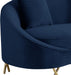 Serpentine Navy Velvet Sofa - Royal Furniture & Gifts (MI) - Multi Location