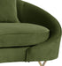 Serpentine Olive Velvet Sofa - Royal Furniture & Gifts (MI) - Multi Location