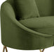 Serpentine Olive Velvet Sofa - Royal Furniture & Gifts (MI) - Multi Location