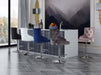Claude Navy Velvet Adjustable Stool - Royal Furniture & Gifts (MI) - Multi Location