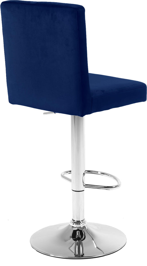 Joel Navy Velvet Adjustable Stool - Royal Furniture & Gifts (MI) - Multi Location