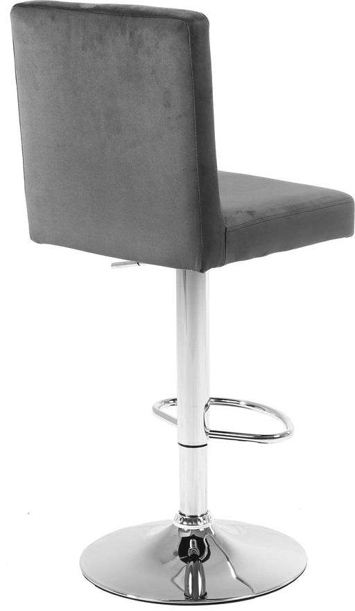 Joel Grey Velvet Adjustable Stool - Royal Furniture & Gifts (MI) - Multi Location