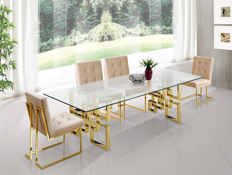 Pierre Gold Dining Table - Royal Furniture & Gifts (MI) - Multi Location