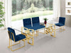 Pierre Navy Velvet Dining Chair - Royal Furniture & Gifts (MI) - Multi Location