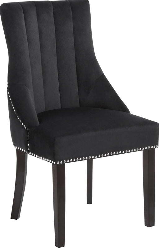 Oxford Black Velvet Dining Chair - Royal Furniture & Gifts (MI) - Multi Location