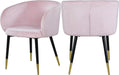 Louise Pink Velvet Dining Chair - Royal Furniture & Gifts (MI) - Multi Location