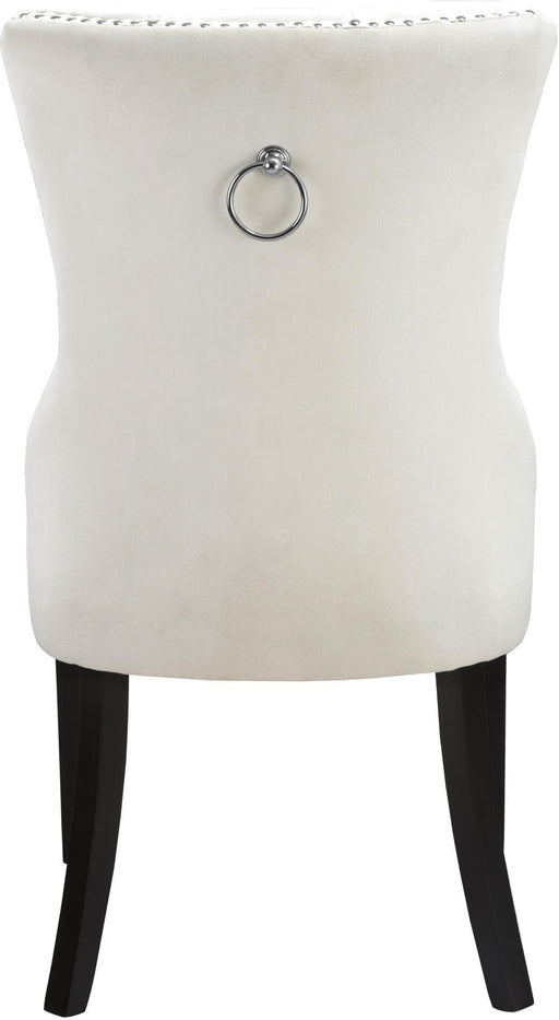 Nikki Cream Velvet Dining Chair - Royal Furniture & Gifts (MI) - Multi Location